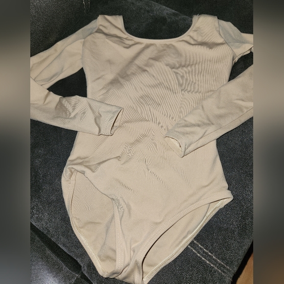NWOT Girls Long Sleeve Bodysuit Leotards Ballet Dance Gymnastics Outfit - Picture 2 of 8